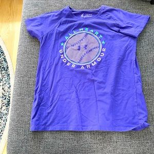 Girls Under Armour Softball Tee